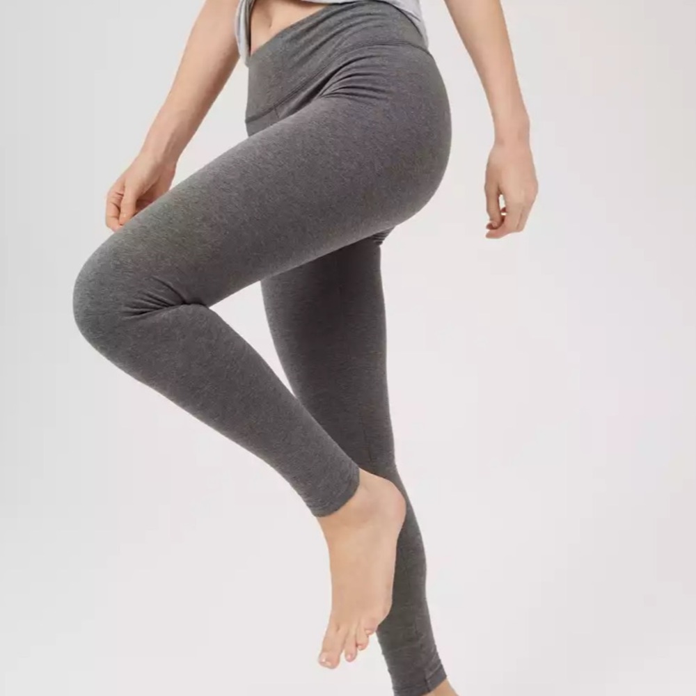 American Eagle Cotton Blend Grey Leggings